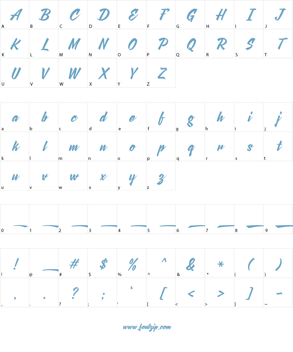 Agneya Font Character